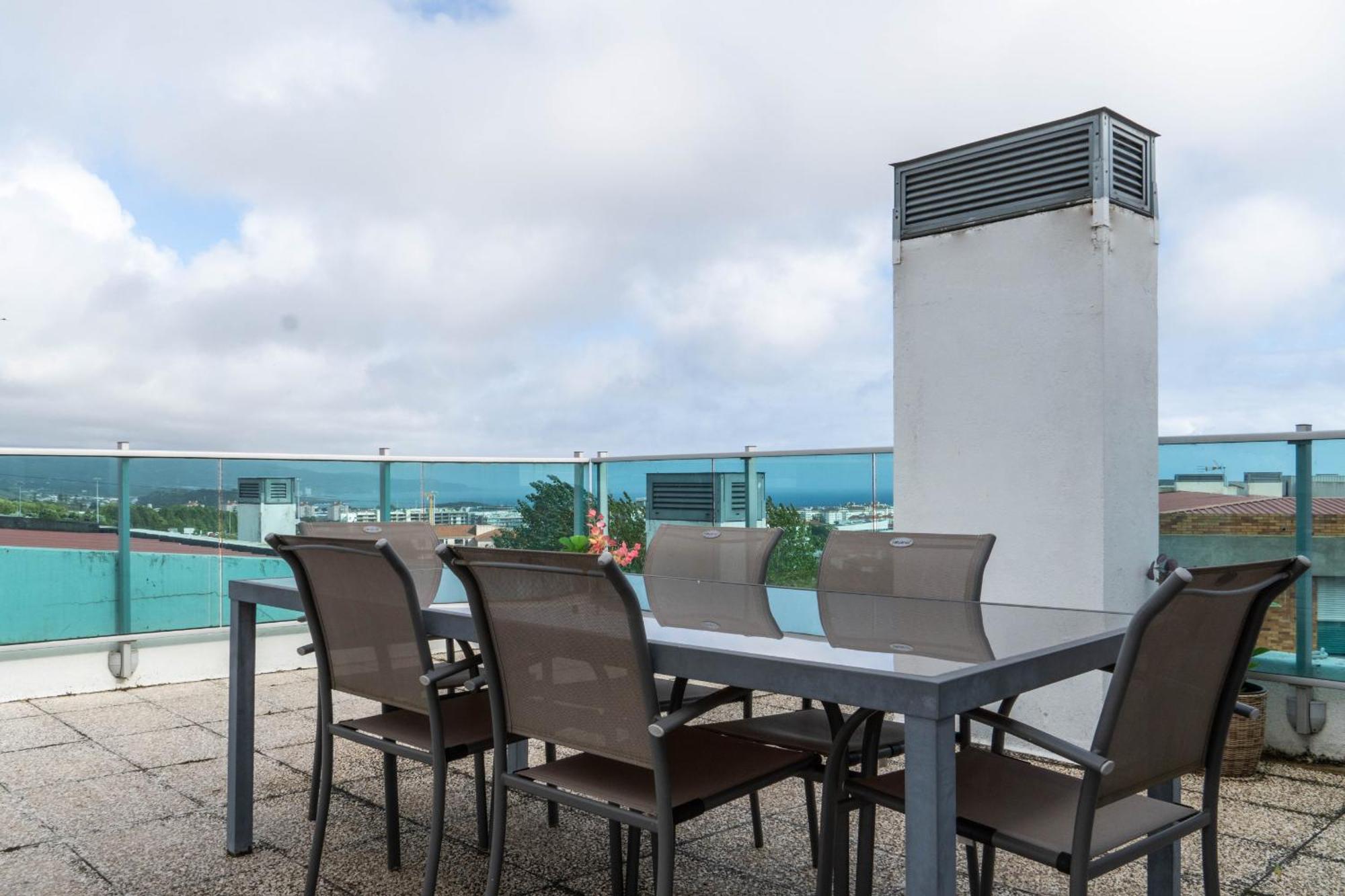Rooftop Terrace Apartment Pdl Понта-Делгада Экстерьер фото